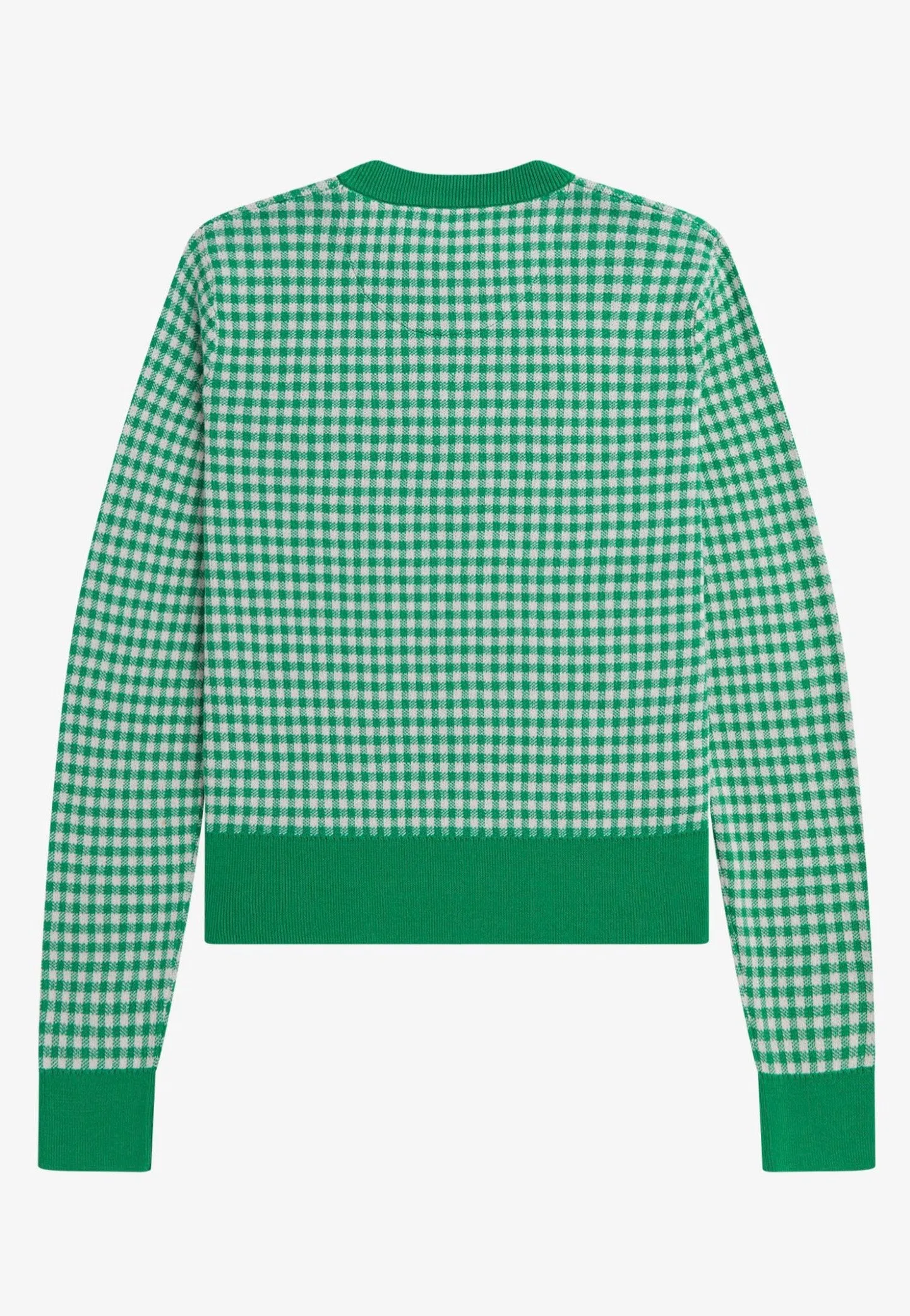 Fred Perry Amy Winehouse collaboration gingham green pullover.