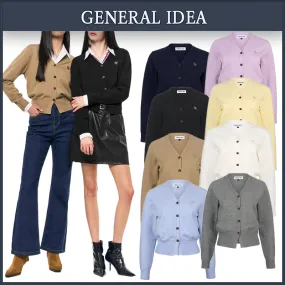 GENERAL IDEA Street Style Logo Cardigans