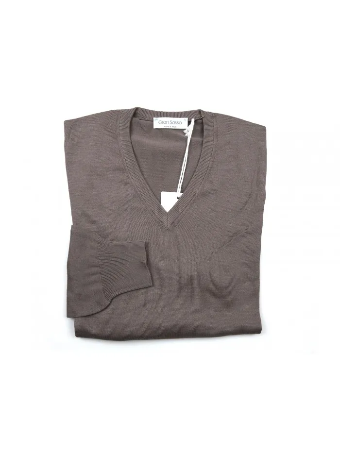 Gran Sasso Men’s Jersey - 5814918190 - Color 160 Taupe.