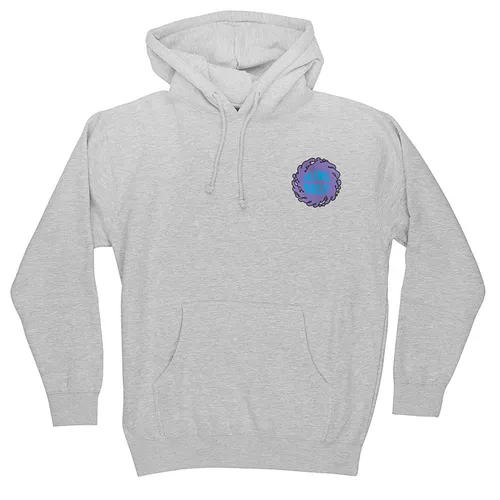 Grey Heather Slime Balls Hoody Sweatshirt Grave Hand Pullover