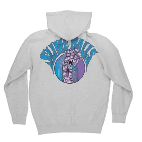 Grey Heather Slime Balls Hoody Sweatshirt Grave Hand Pullover