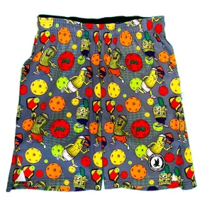 Grey Men's Pickleball Flow Shorts 7