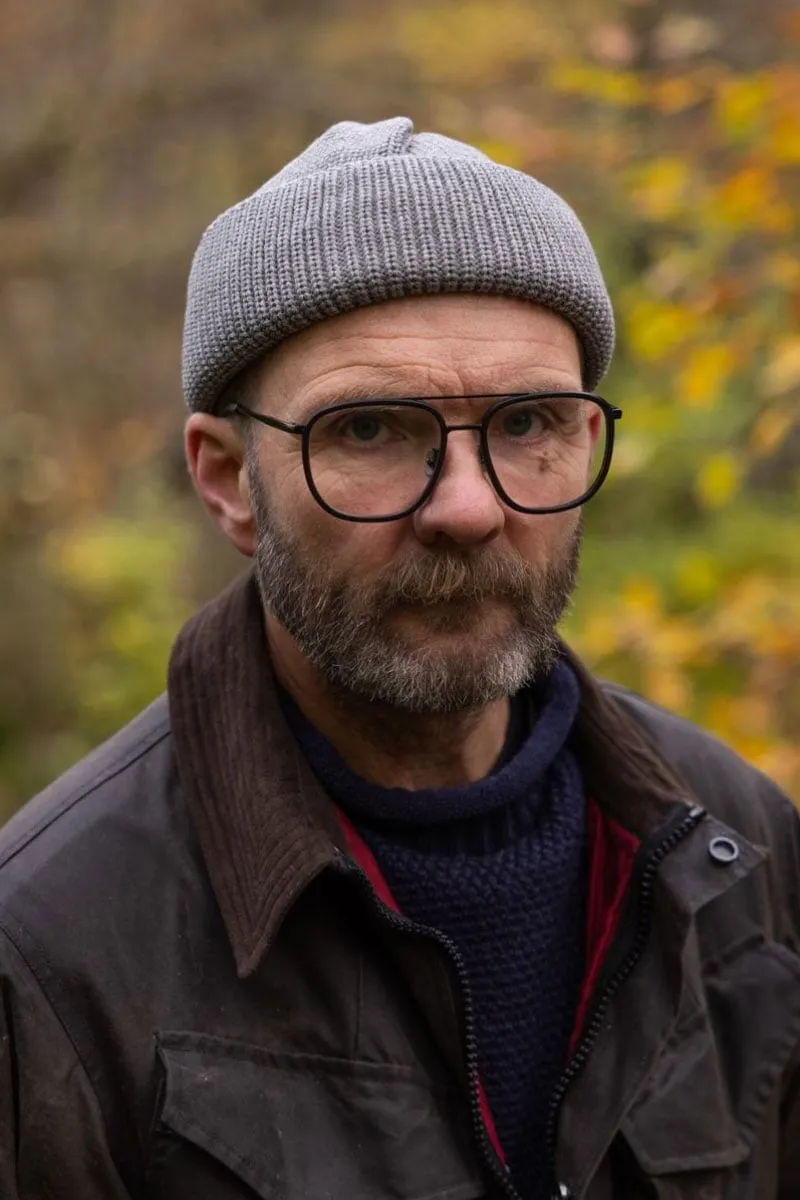 Grey Merino Bifold Watch Cap