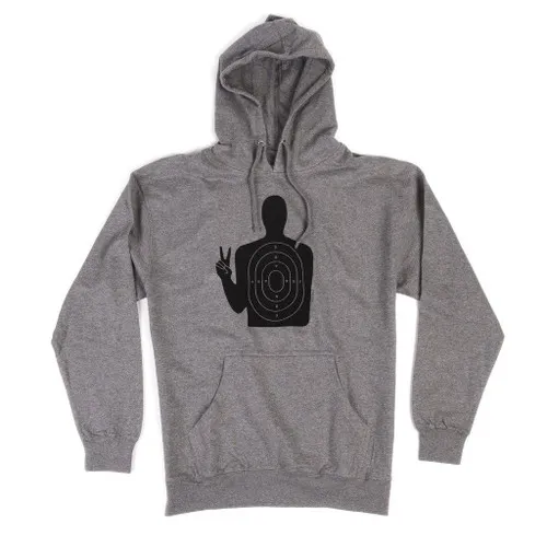 Habitat Pullover Hoodie Sweatshirt Target Practice Grey