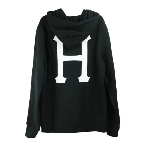 HUF Popeye collaboration black skate pullover hoody.