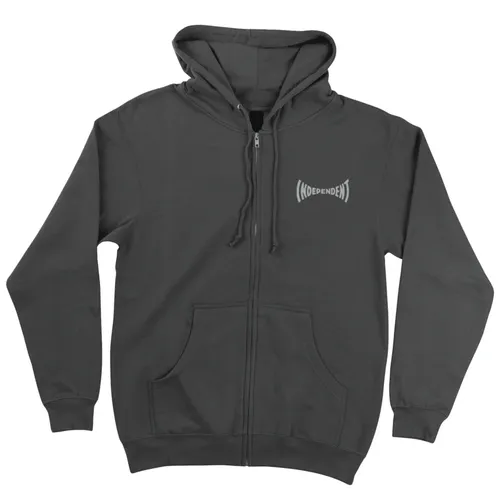 Independent Charcoal Hoodie Tile Span