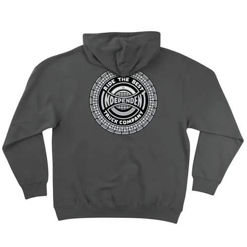 Independent Charcoal Hoodie Tile Span