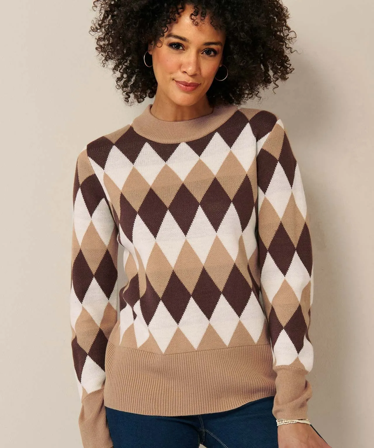 Intarsia Knit Sweater