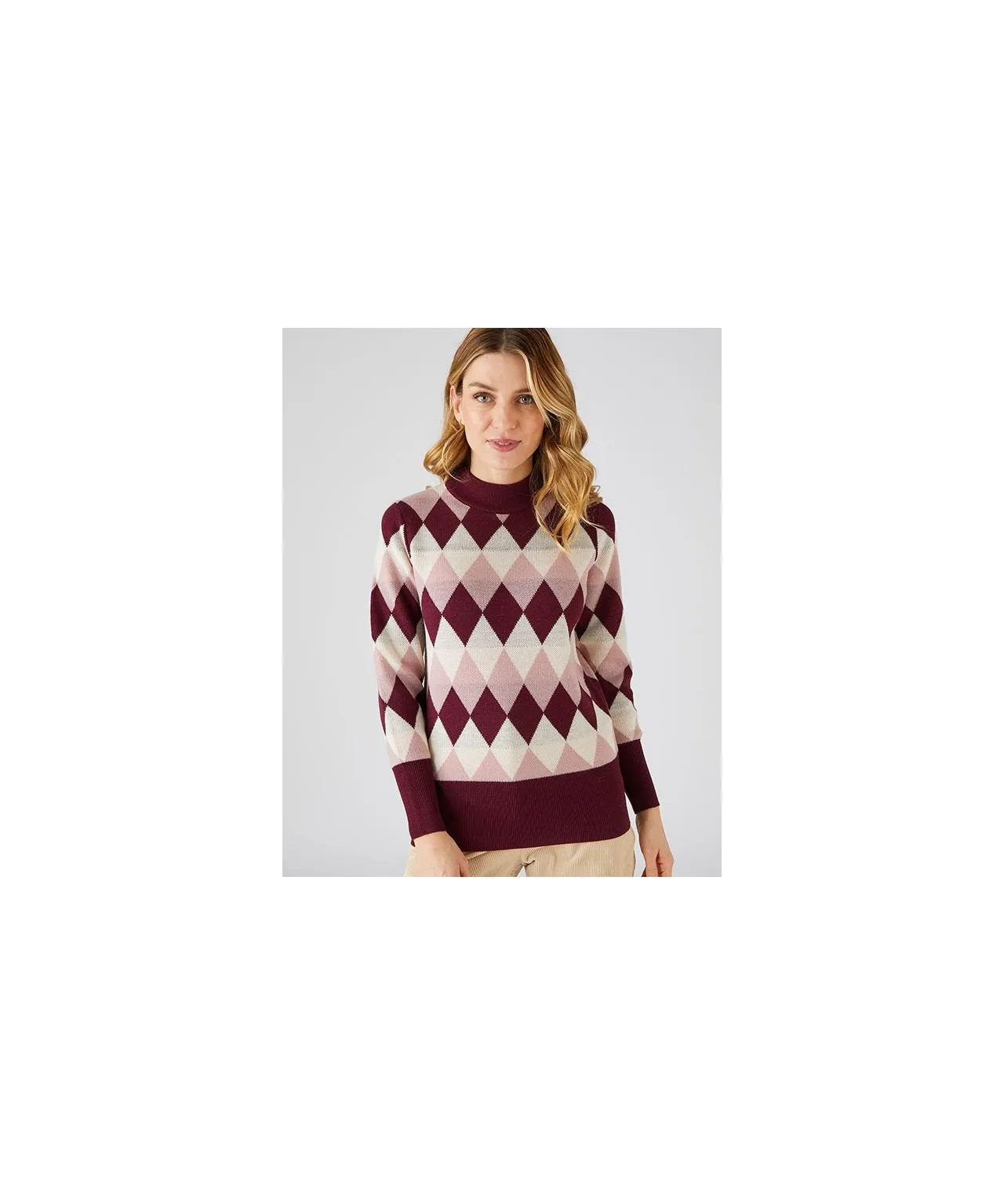 Intarsia Knit Sweater