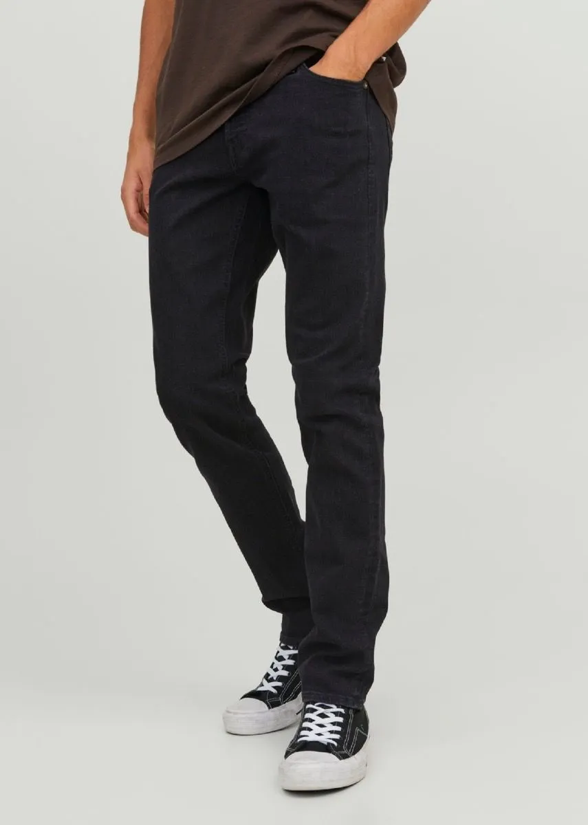 Jack & Jones Glenn Original Slim Fit Denim Jeans in Black