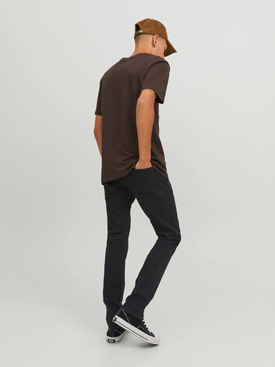 Jack & Jones Glenn Original Slim Fit Denim Jeans in Black