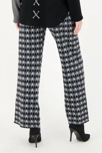 Jacquard Pants - Black