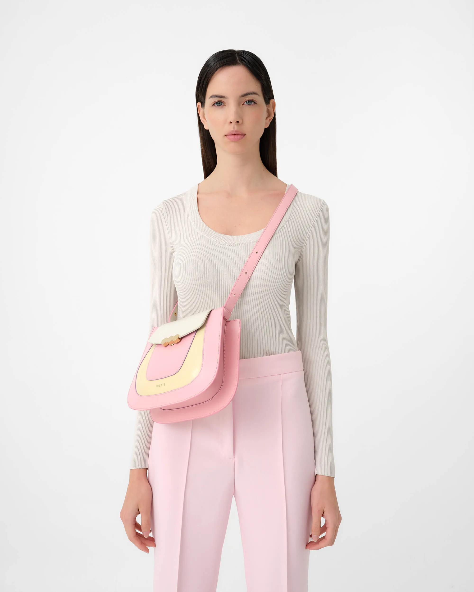 Jill Blush Pink White Cream