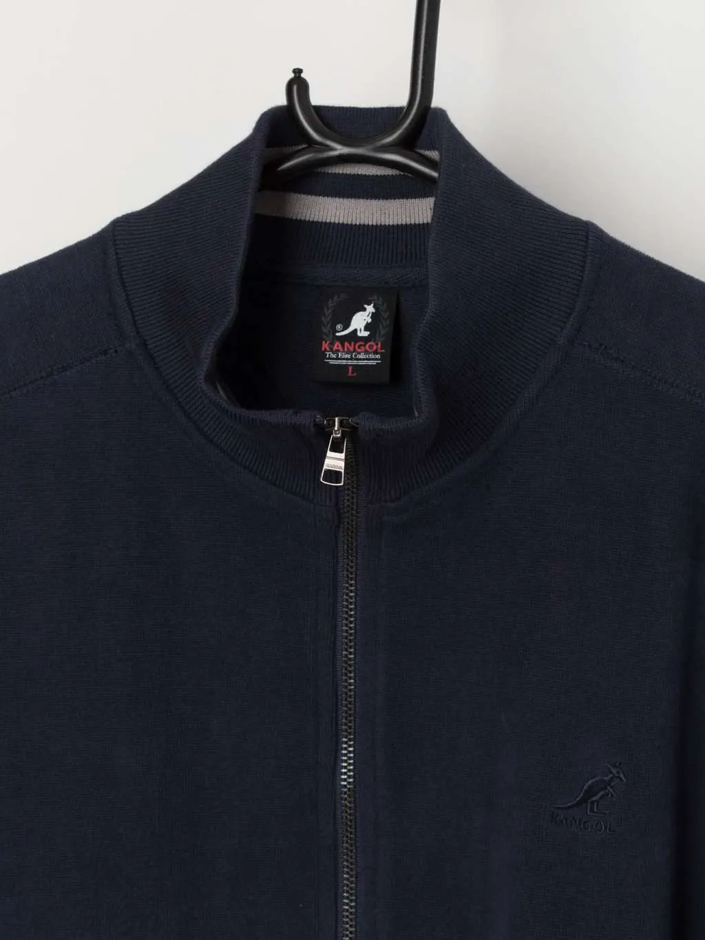 Kangol navy blue cotton jacket - Large