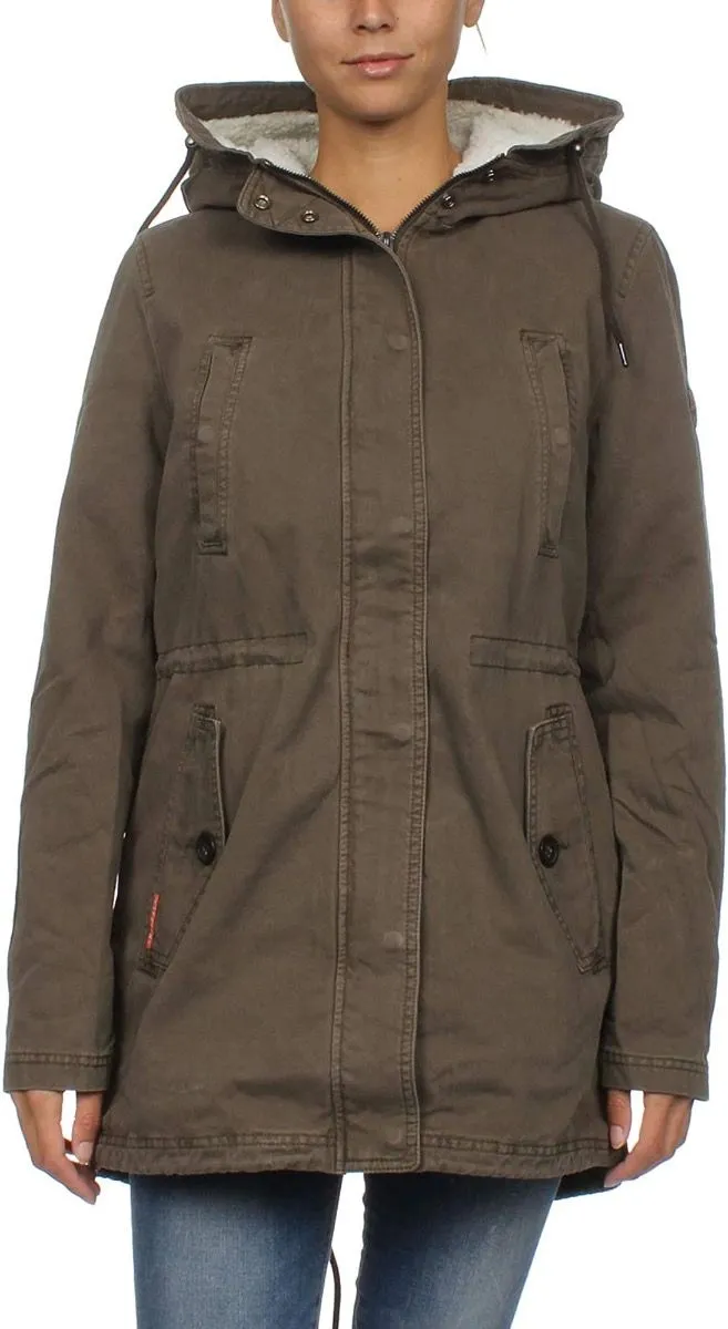 Khaki Multi Jacket for Women by Superdry