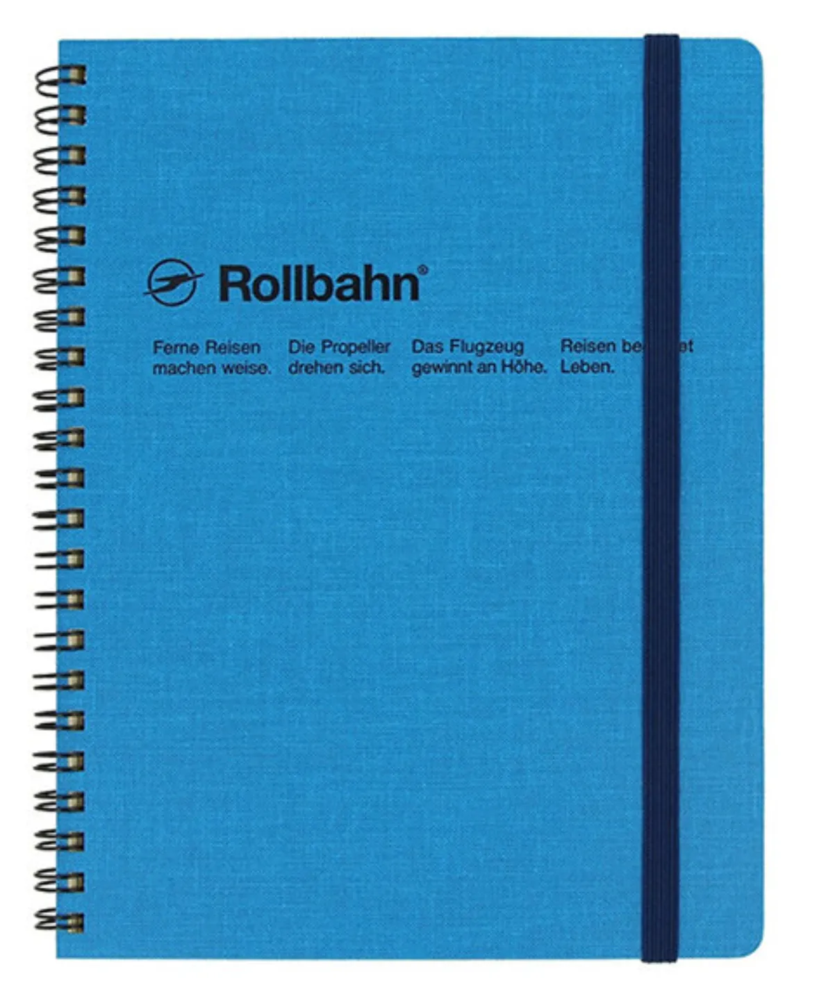 Large Blue Spiral Notebook by Rollbahn Cap-Martin