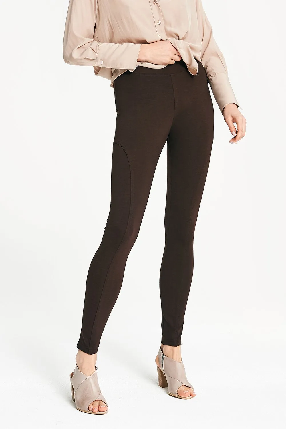 Layer'd Ponte Riding Pants in Espresso