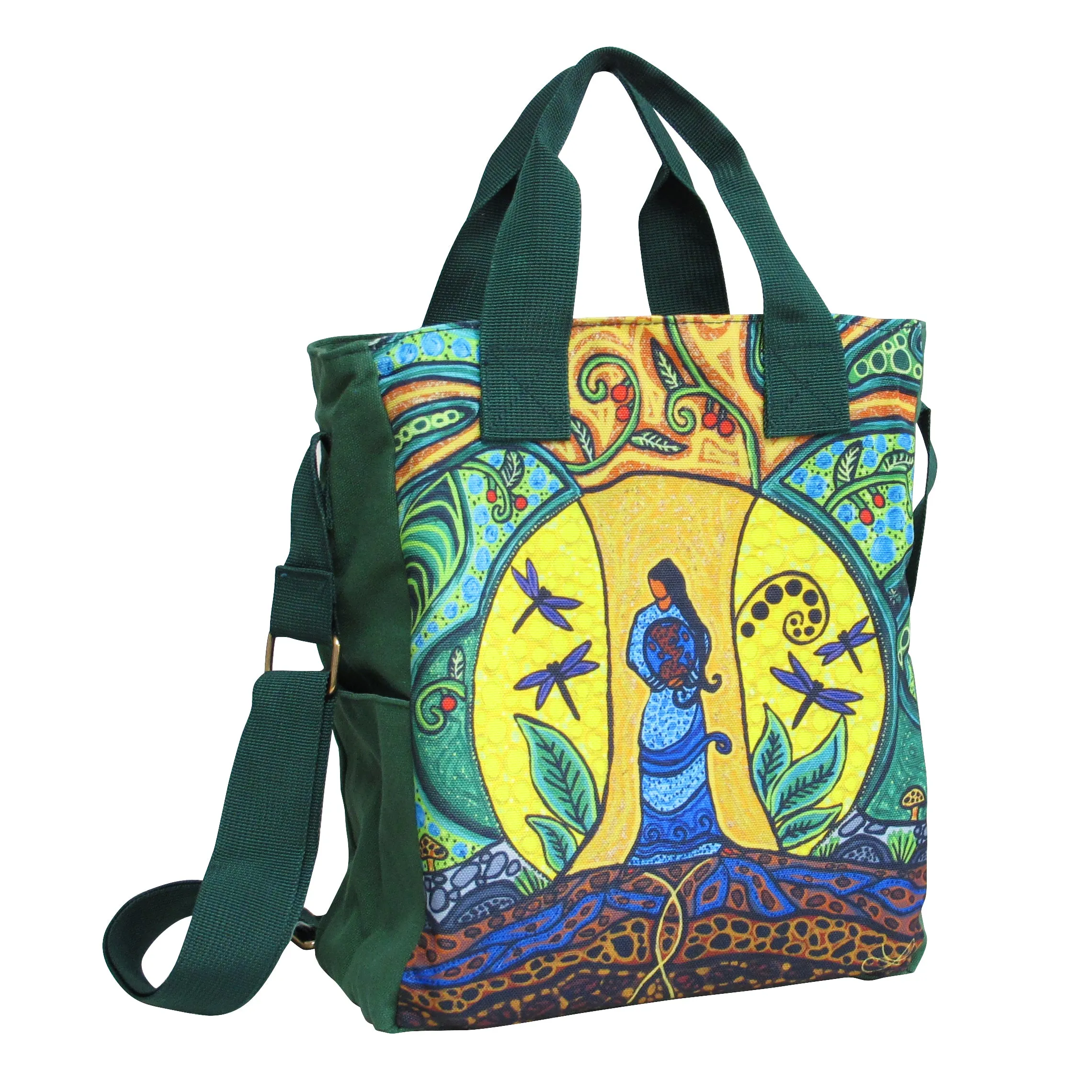 Leah Dorion Earth Woman Shoulder Bag