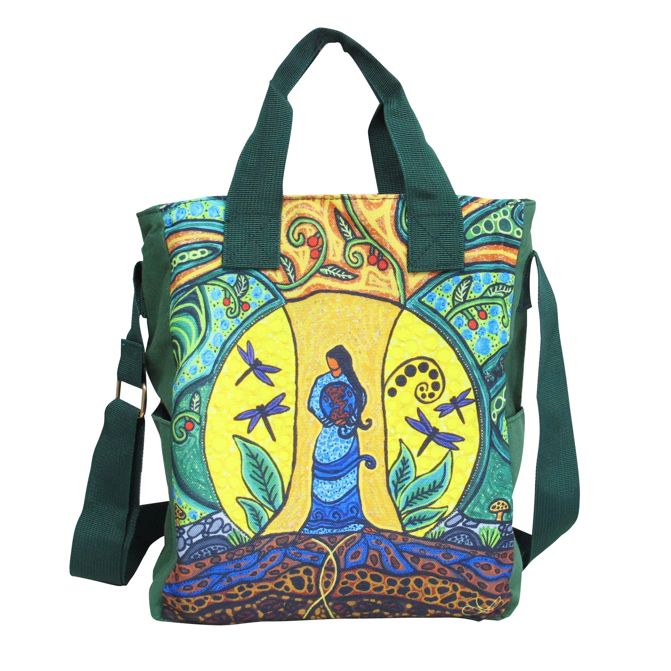 Leah Dorion Earth Woman Shoulder Bag