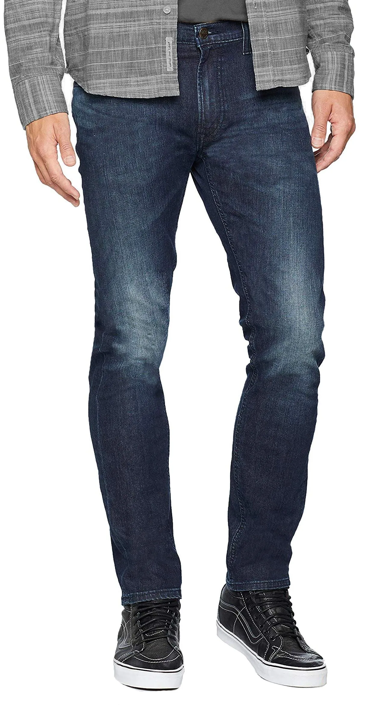 Bolt Blue Lee Daren Zip Regular Straight Denim Jeans