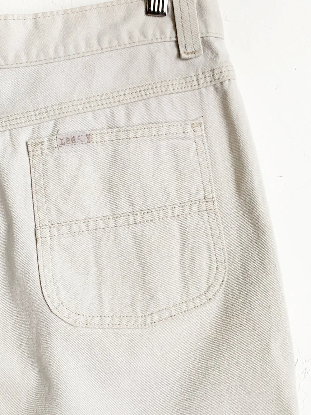 Khaki Carpenter Shorts by LEE