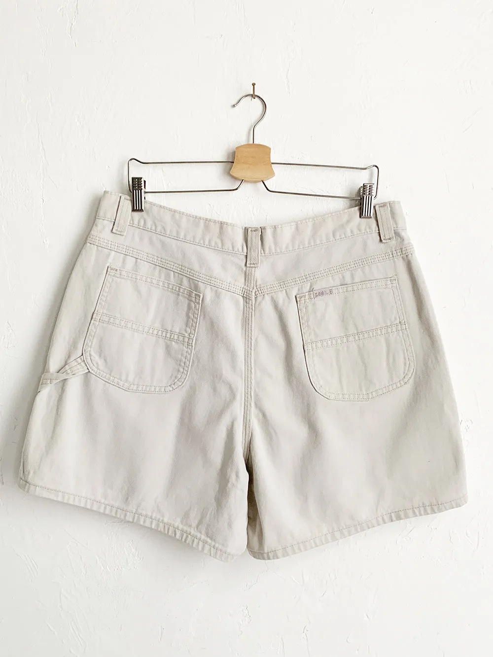 Khaki Carpenter Shorts by LEE