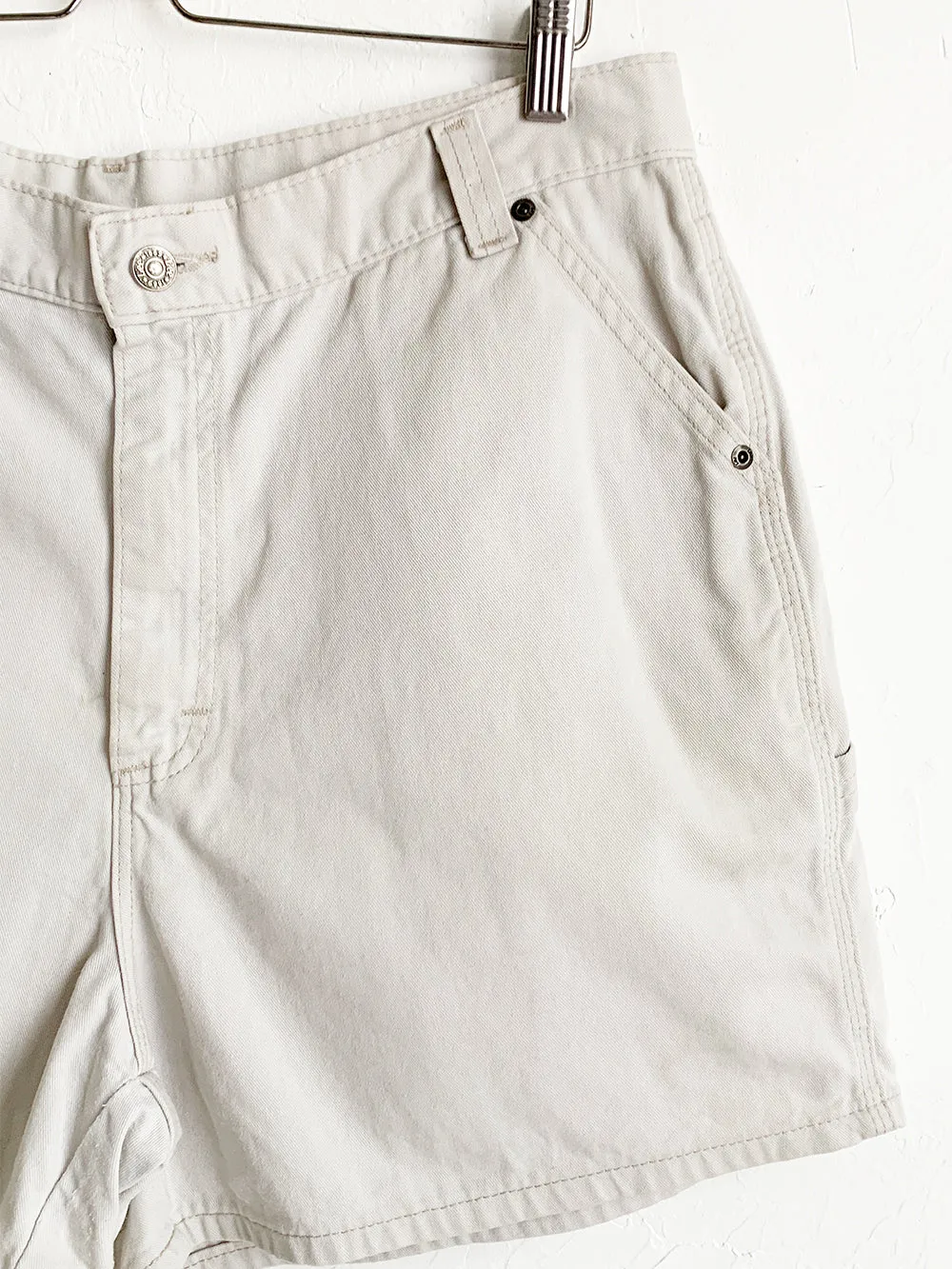 Khaki Carpenter Shorts by LEE