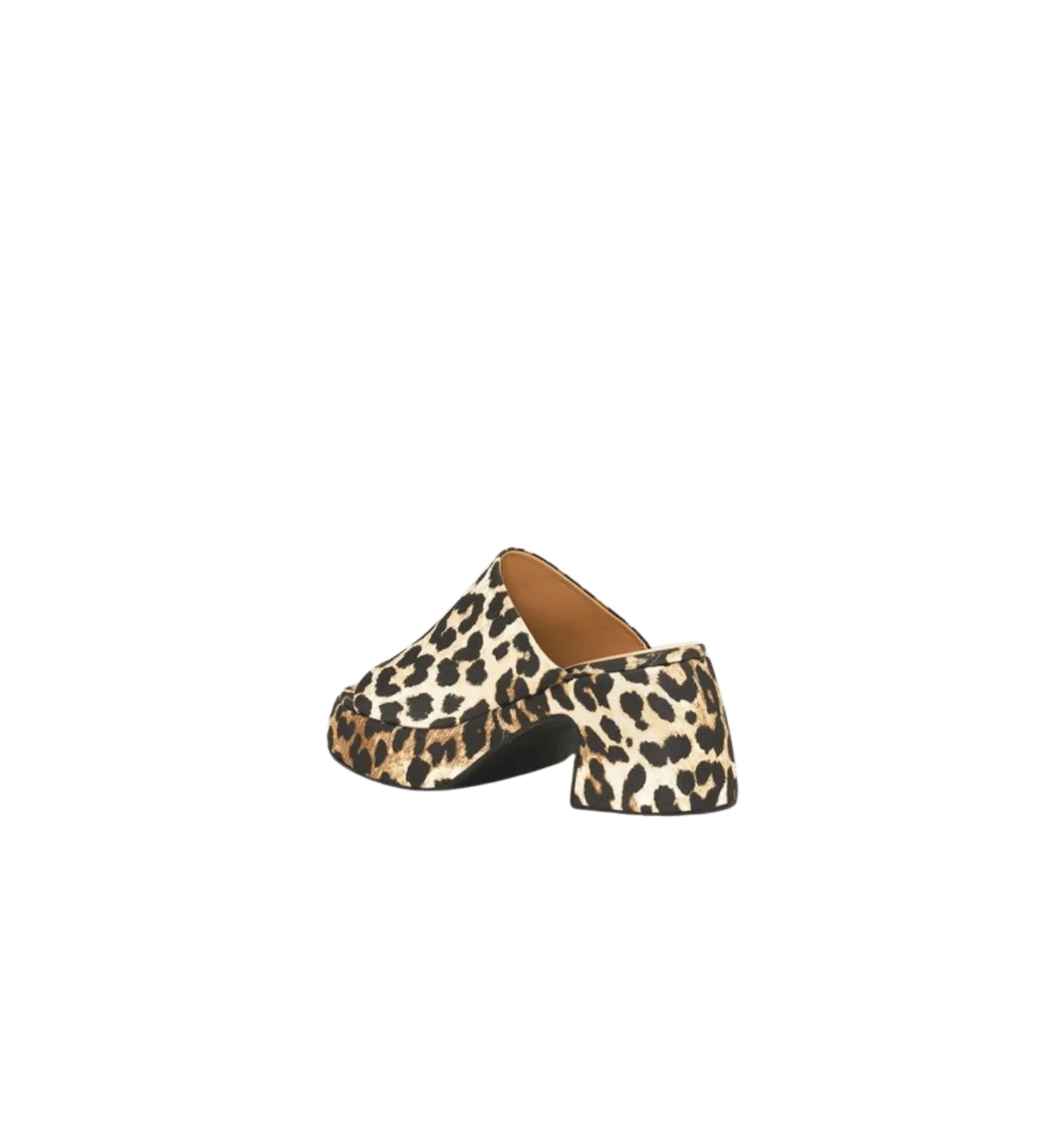 Leopard Print Butterfly Platform Sandals by GANNI