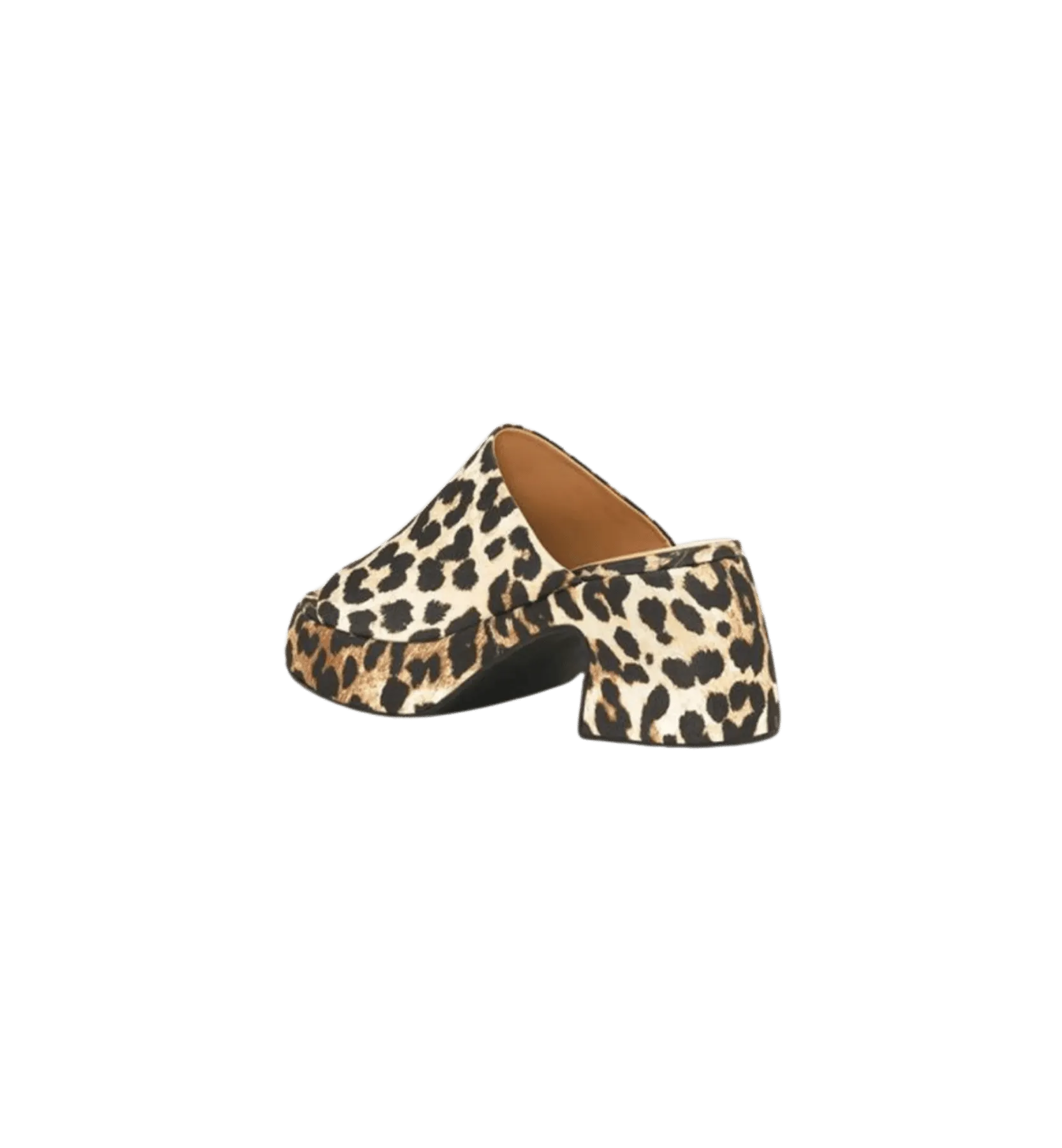 Leopard Print Butterfly Platform Sandals by GANNI