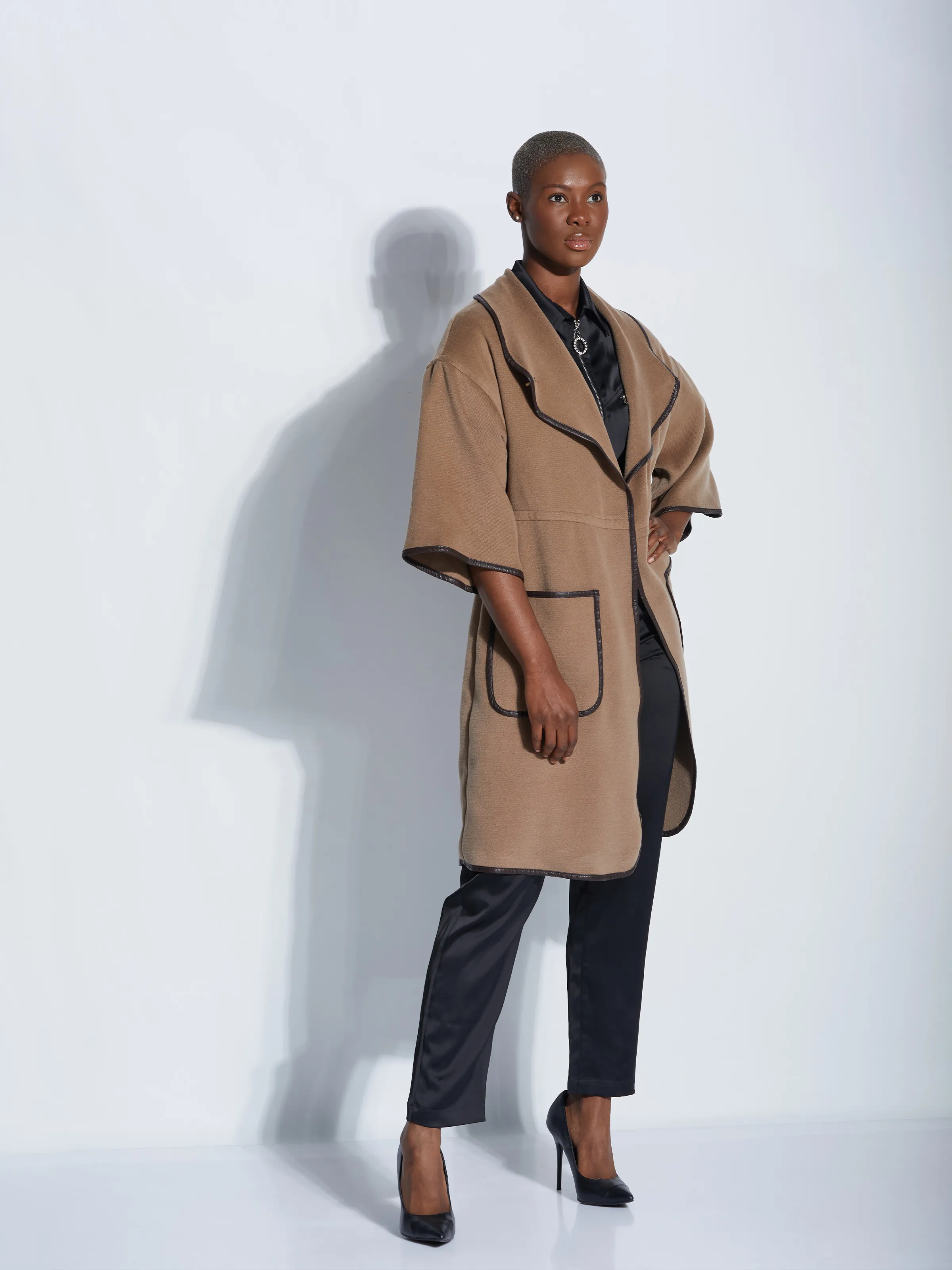 Light Brown Trussardi Jeans Coat