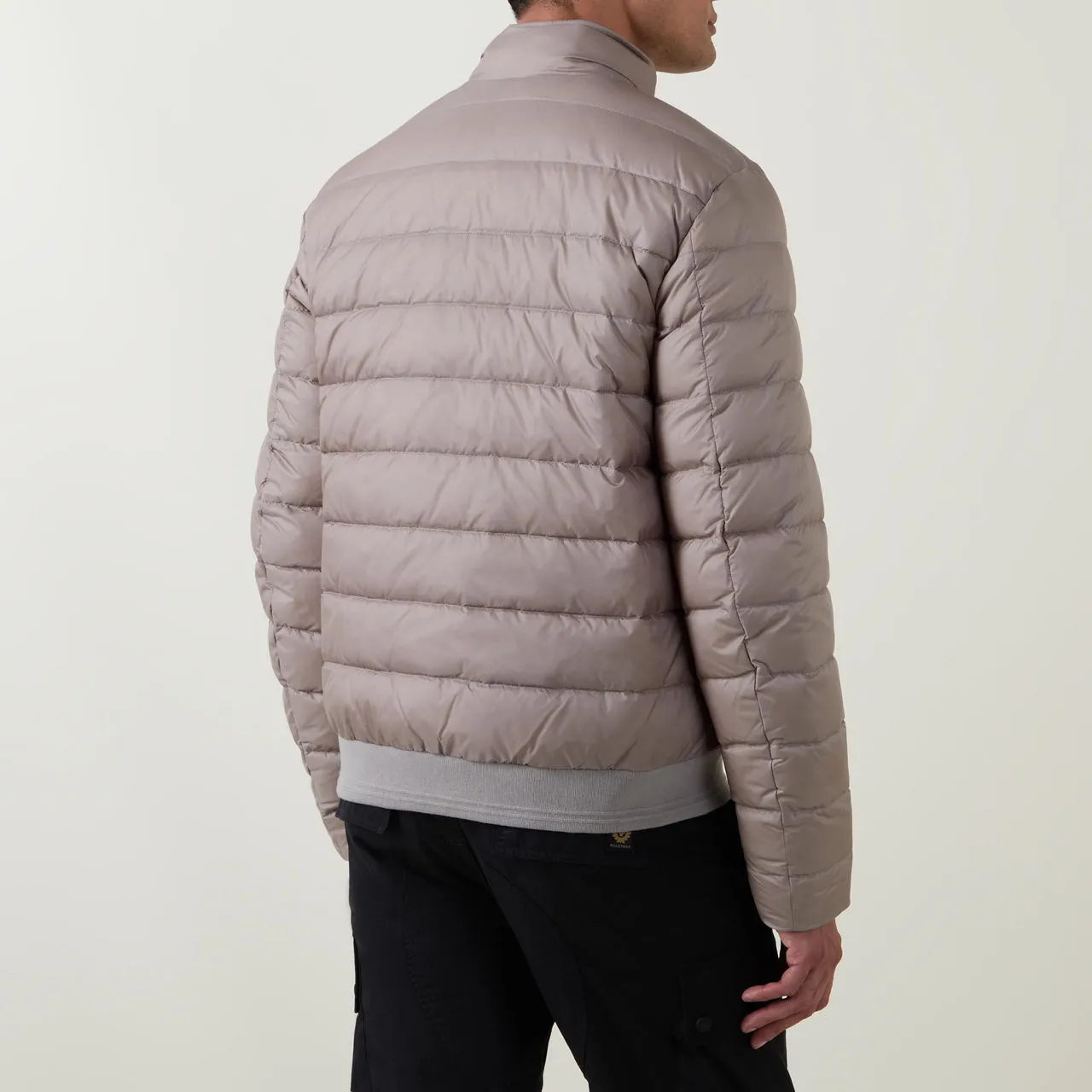 Light Grey Padded Casual Jacket by BELSTAFF