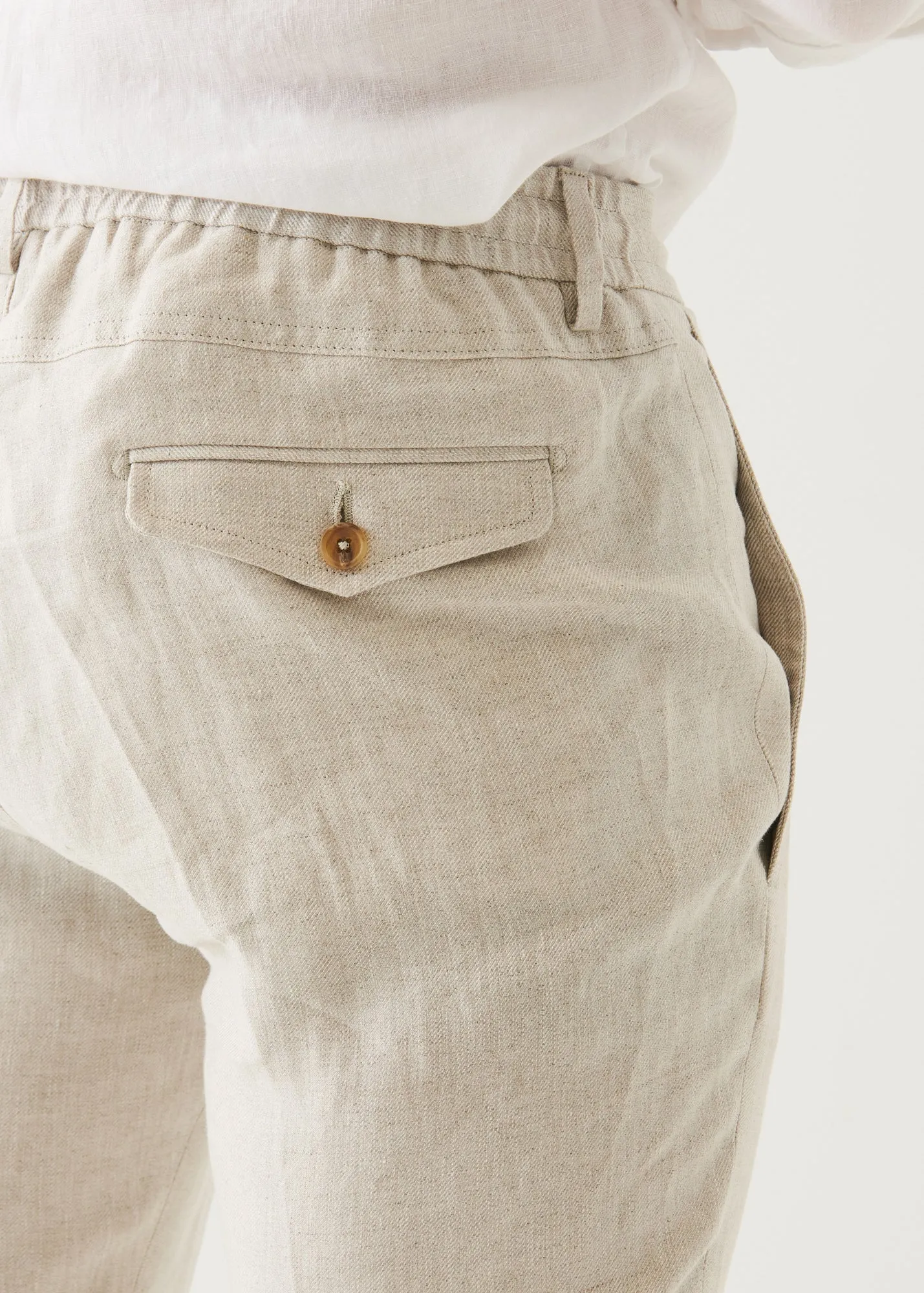 linen trousers