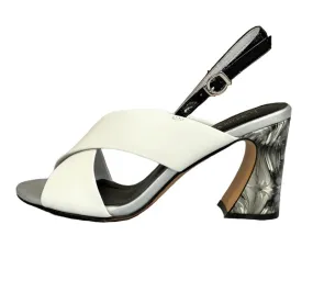 Loretta Vitale White Sandals