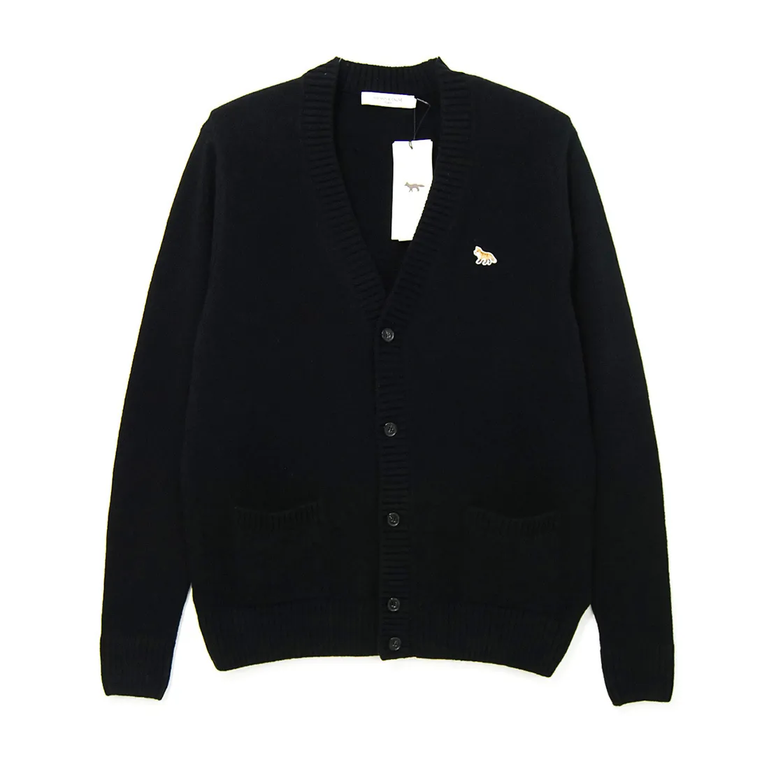 Maison Kitsuné Unisex Street Style Logo Cardigans