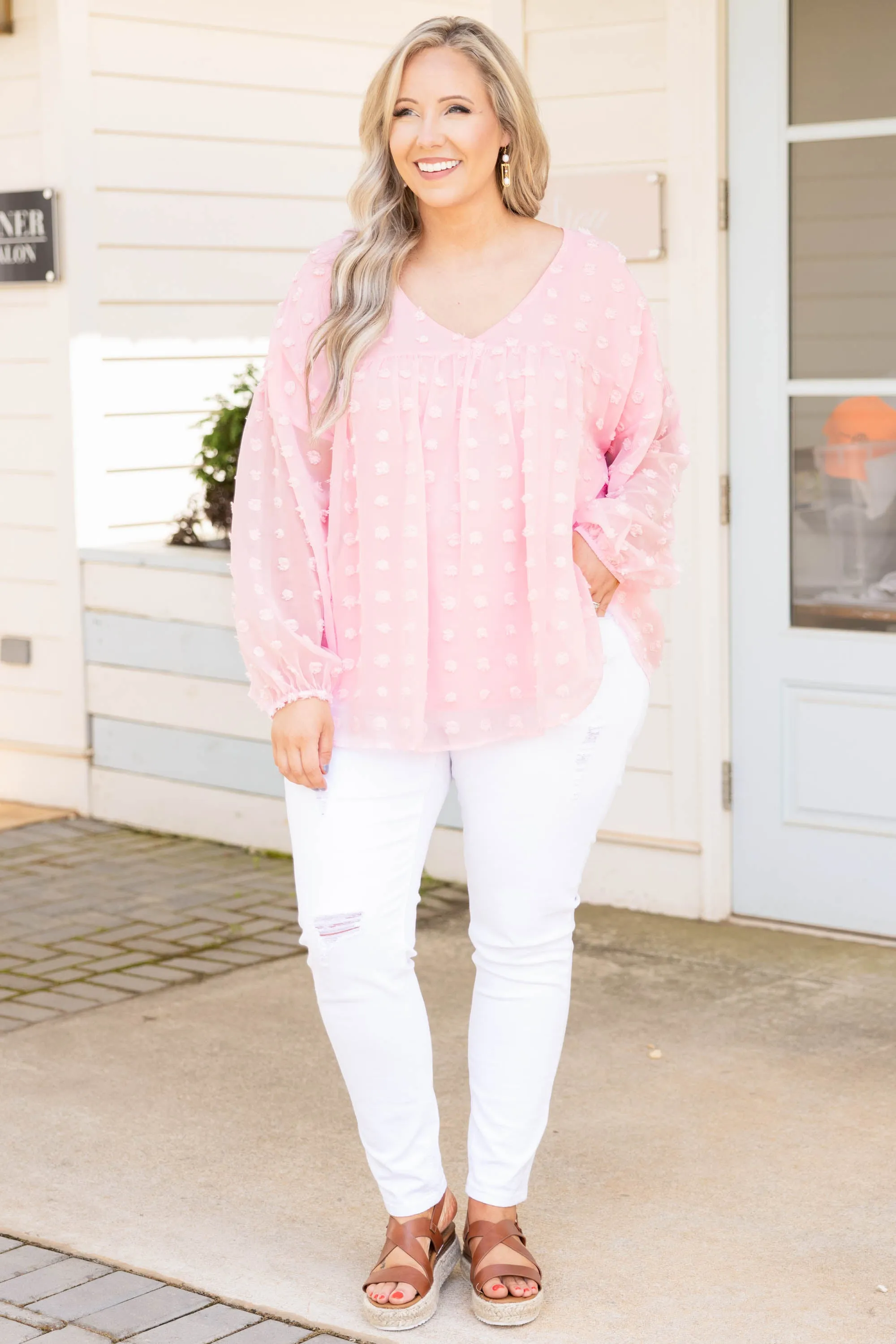 Manhattan Mystique Light Pink Top