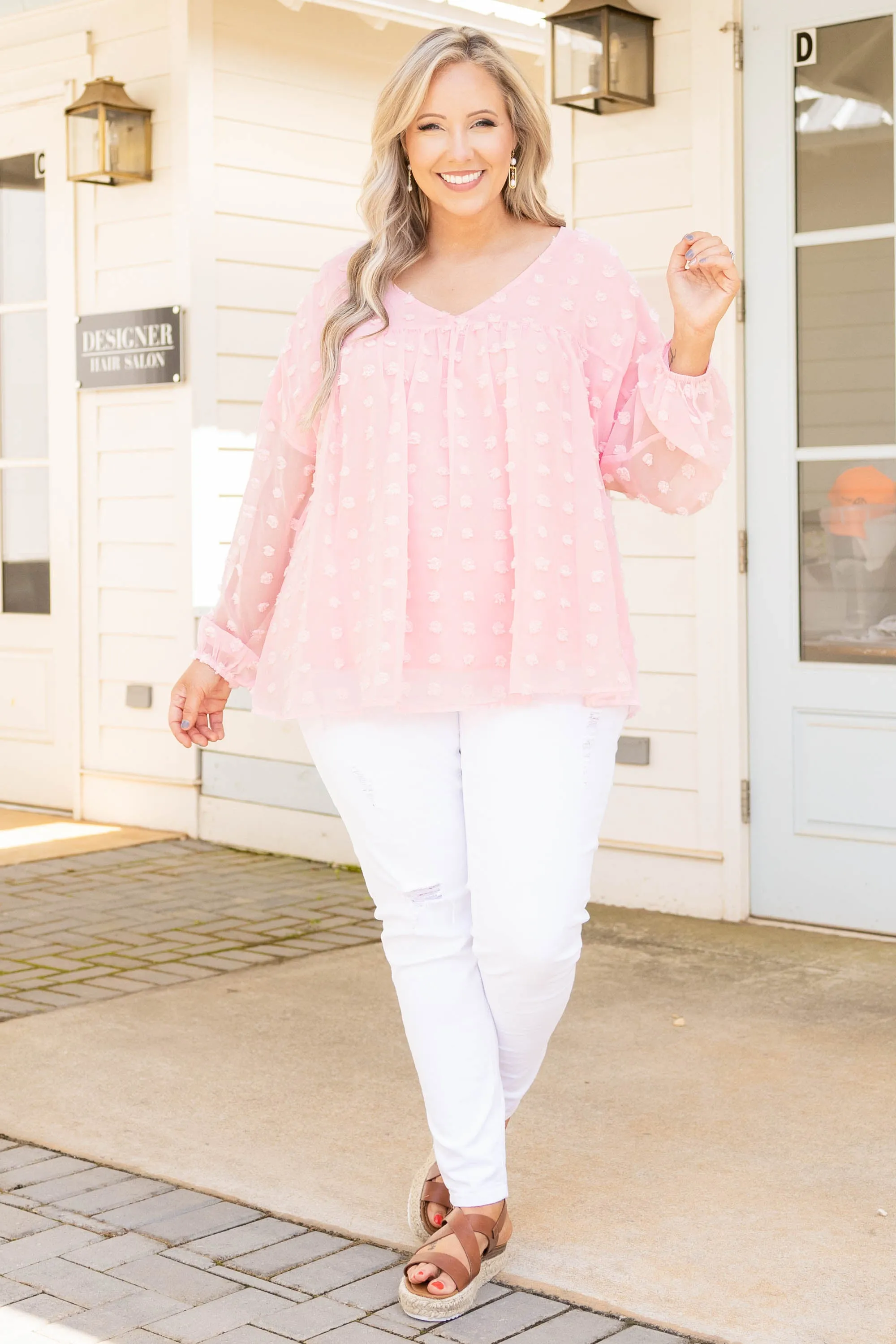 Manhattan Mystique Light Pink Top