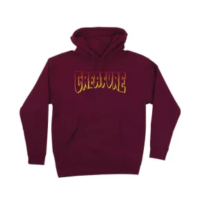 Maroon Creature Hoody with Logo Outline - Buy Now