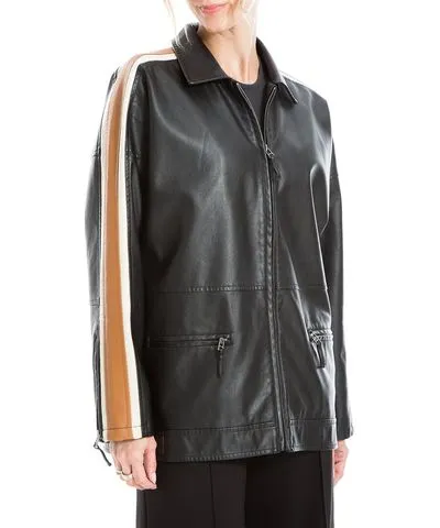 Max Studio Leatherette Jacket