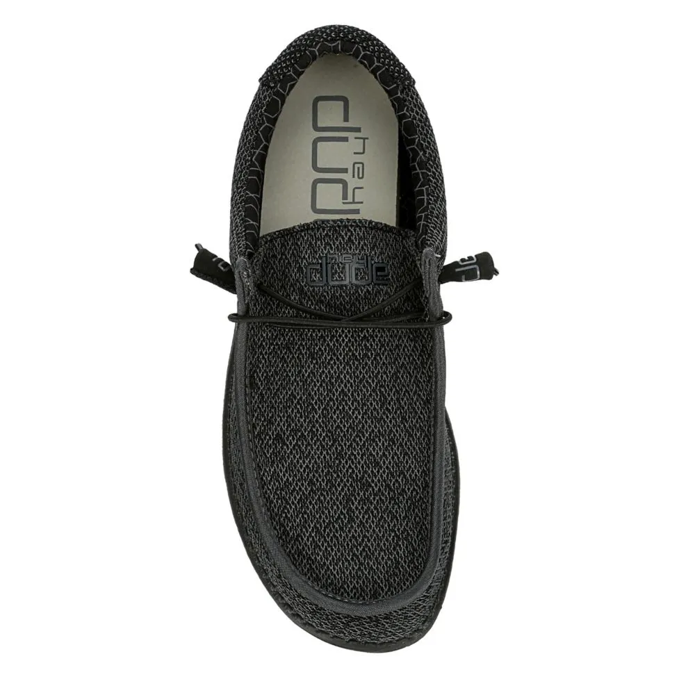 Men's Wally Knit Slip-On Sneaker by HEYDUDE