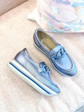 Metallic Sky Slip-On Sneaker by Softwaves