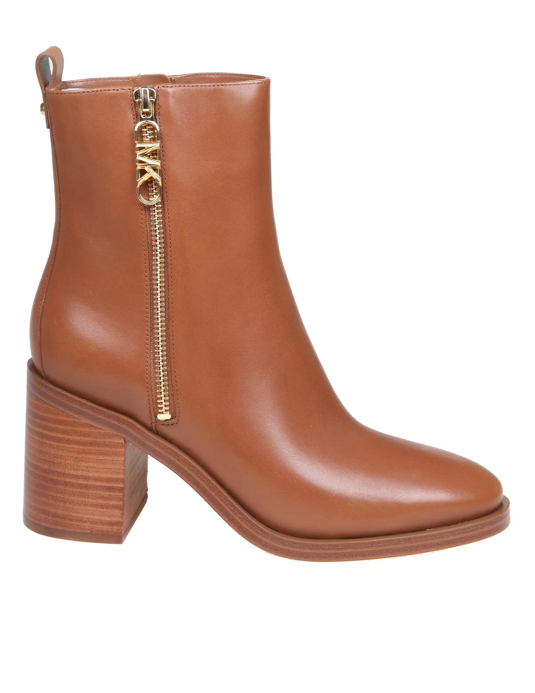 Michael Kors Regan Mid Bootie - Luggage Brown