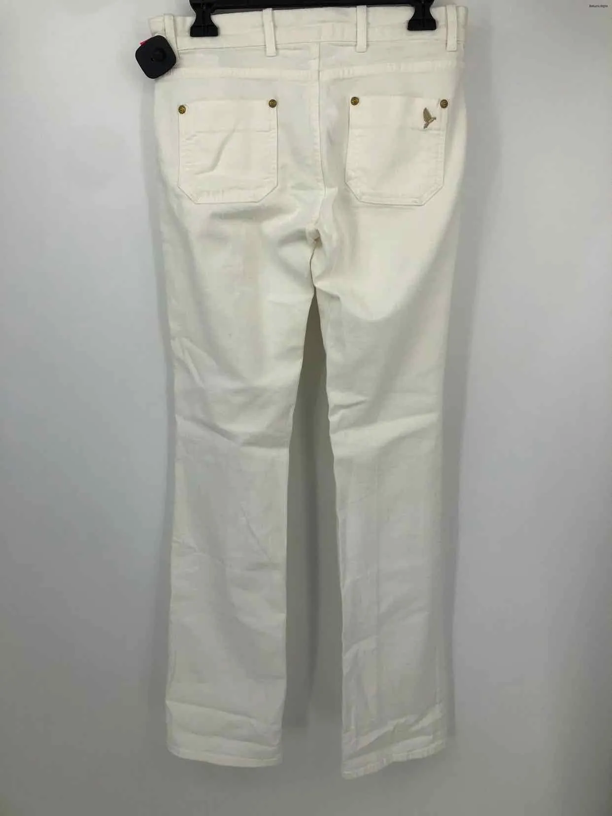 MIH White Denim Bootcut Jeans Size 27 (Small)