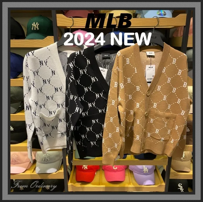 MLB Korea Street Style Logo Cardigans