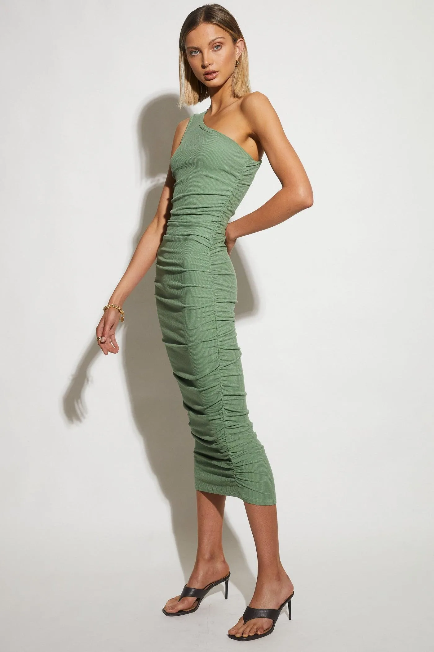 Moss Green Rumour Dress