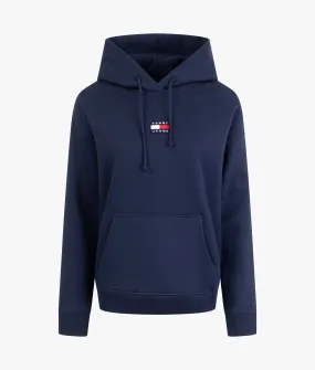 Navy Centre Badge Hoody for Men