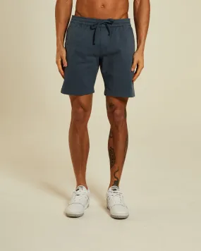 Navy Drawstring Shorts - Barton