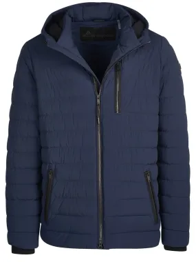 Navy Moose Knuckles Jacket