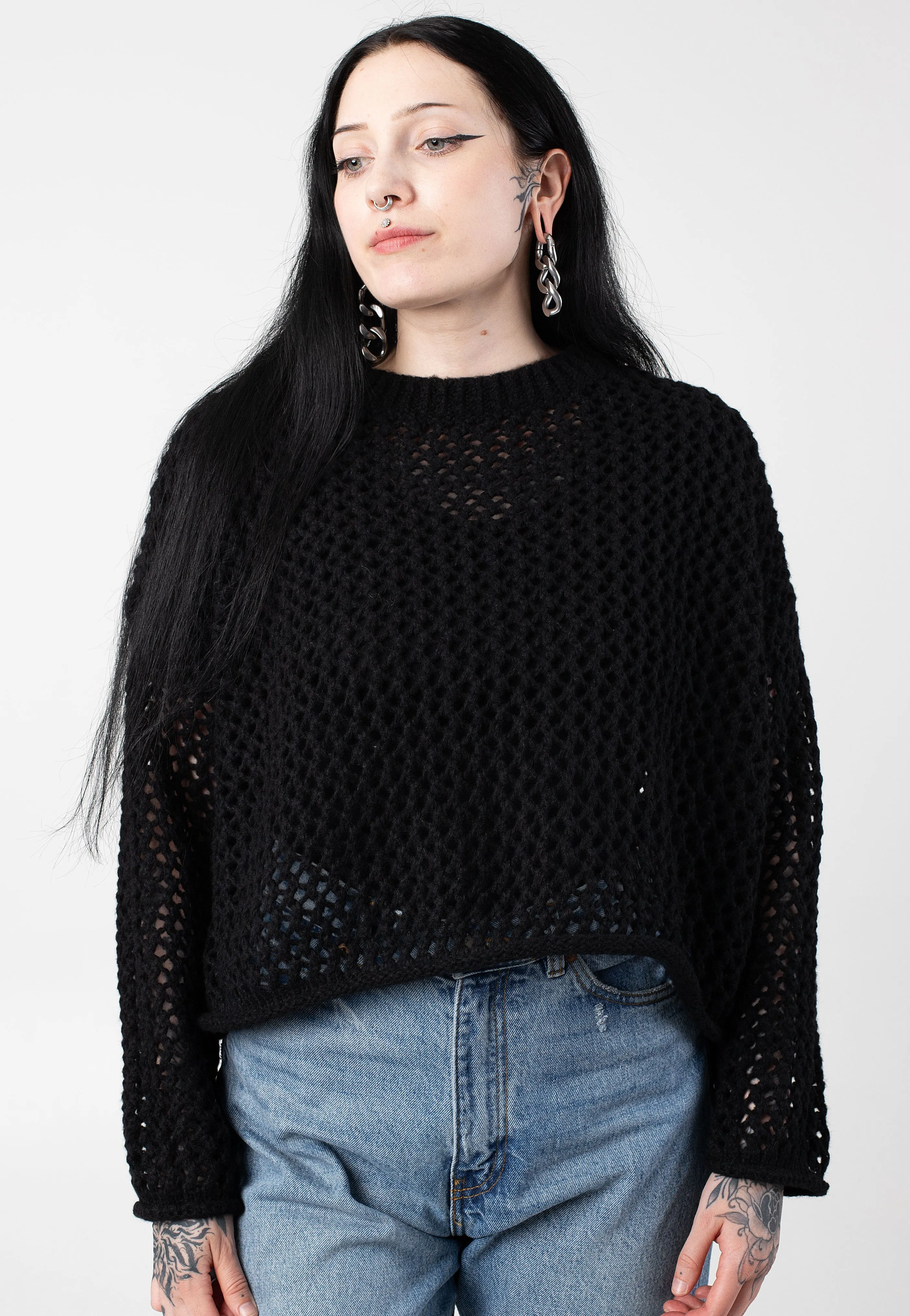 Noisy May Judey Black Pullover