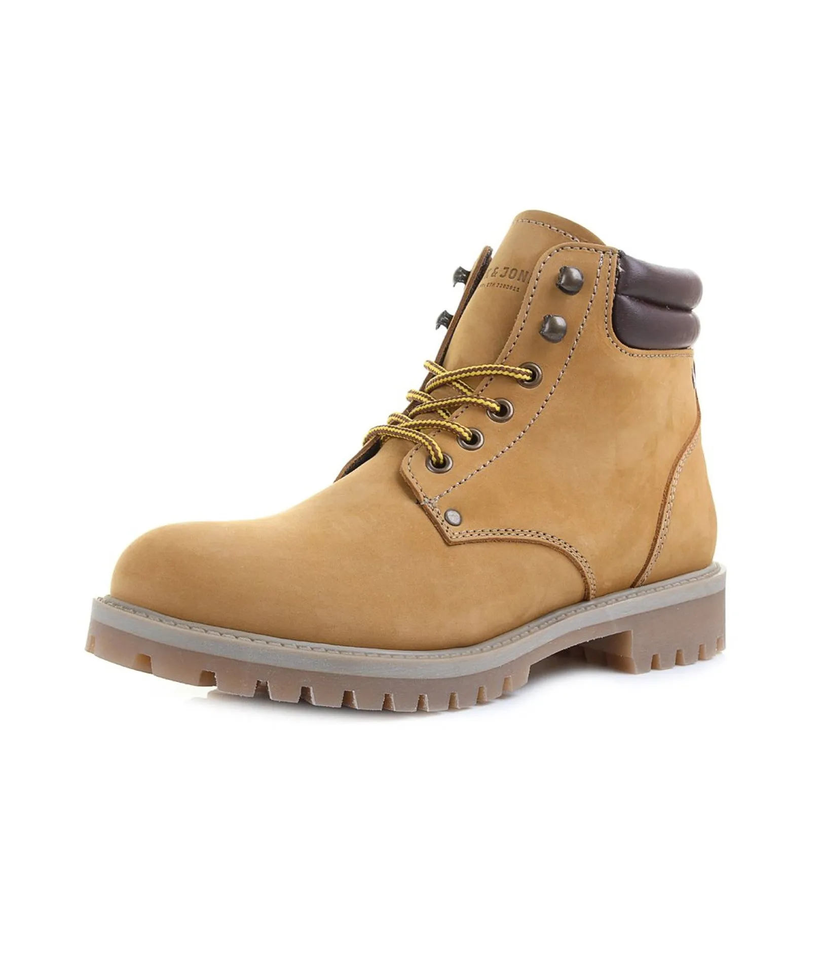 Nubuck Stoke Leather Boots Honey