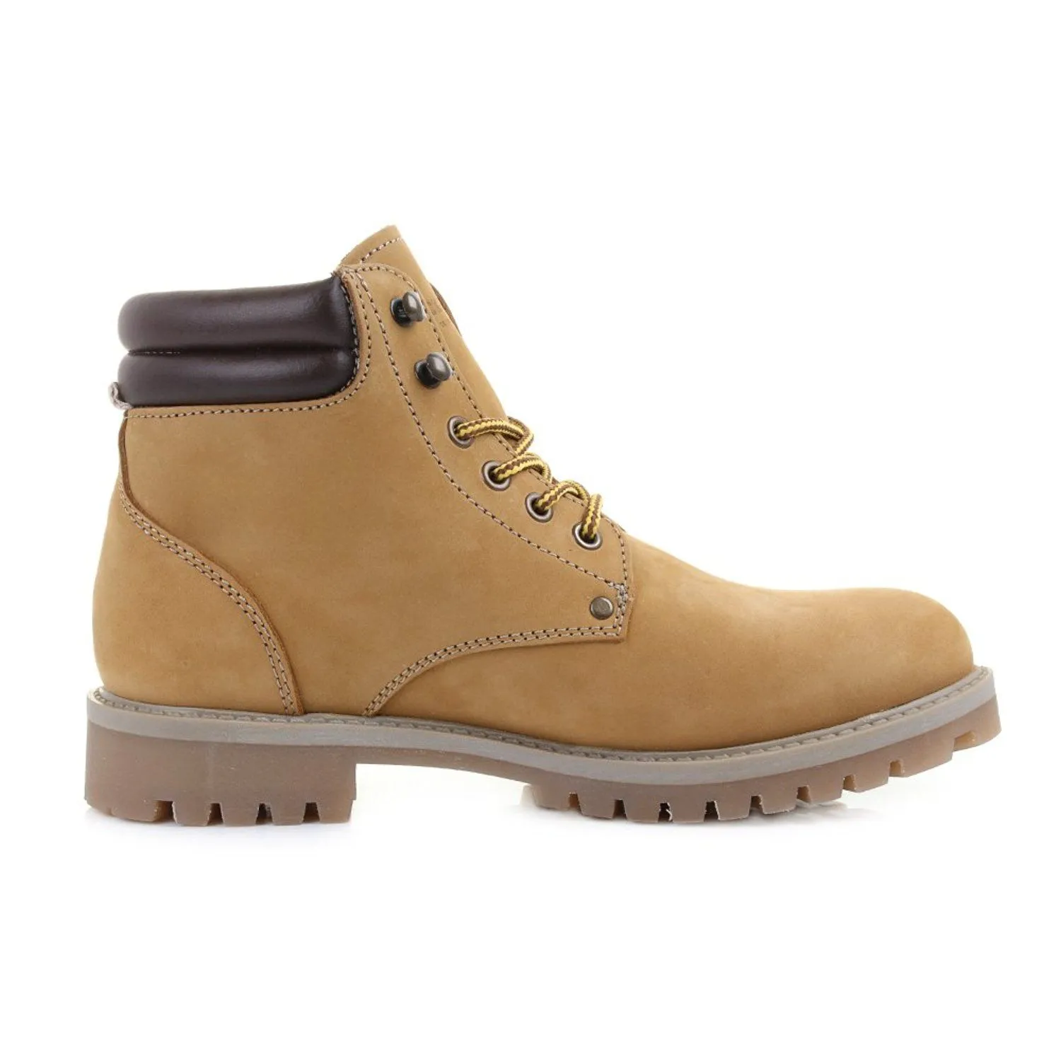 Nubuck Stoke Leather Boots Honey